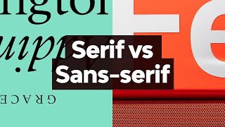 Serif vs Sans Serif Fonts [upl. by Nahgrom]