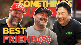 Best Friends From When I was Poor Tom Segura and Roy Choi  Somethings Burning  S3 E16 [upl. by Grider]