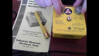 Civil Defense CDV742 Dosimeter with Charger test and overview [upl. by Weider]