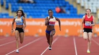 Dina AsherSmith Breaks 11Second Barrier for 100M [upl. by Leandre]