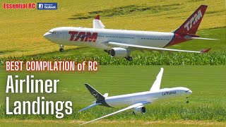 BEST COMPILATION of RC AIRLINER LANDINGS [upl. by Cart136]