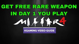 Mir4 Guide Tips  How to get FREE RARE WEAPON in low level Fast Farming Guide Item Needed [upl. by Cathe737]