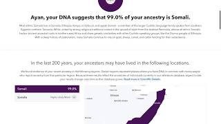 23andme Somali results [upl. by Taveda502]