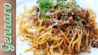 Perfect Spaghetti Bolognese with Gennaro [upl. by Anairt]