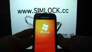 UNLOCK CODE BY IMEI SAMSUNG OMNIA II GTI8000 wwwSIMUNLOCKme HANDY ENTSPERREN Simlock Netlock [upl. by Duffie]