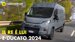 Nuovo Fiat Ducato 2024  Il Re è sempre lui Anche ELETTRICO [upl. by Shuman]