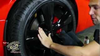 How To Detail Black Wheels  Chemical Guys BLACK ECOSMART TRIM GEL  EPIC CAR CARE [upl. by Naujet688]