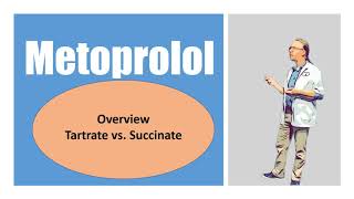 Metoprolol Overview  Tartrate vs Succinate [upl. by Adnylem]