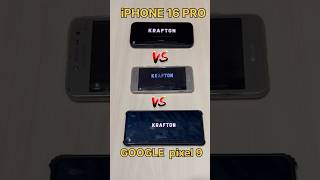 New Google Pixels 9😈vs iPHONE 16☠️Vs SAMSUNG S24 ULTRA vsA35 5GPUBG SPEED TEST pubgmobile shorts [upl. by Gnok]