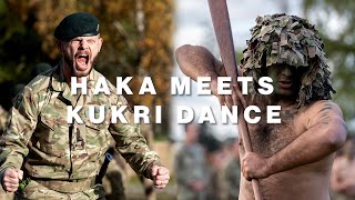 NZDF Haka meets Gurkari Kukri Dance  New Zealand Army [upl. by Yrellav]