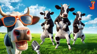 FUNNY COW DANCE FOR 12 MINUTES STRAIGHT  Cow Song amp Cow Videos 2024  Cow dance mix  dancing cow [upl. by Attenej514]