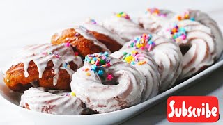 BEST CRULLER DOUGHNUT RECIPE OF ALL TIME fast and easysame recipe can be used for ECLAIR [upl. by Atat975]