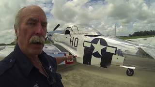 North American P51D Mustang  Part 1  Walkaround  Kermie Cam [upl. by Irolam]