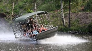 Serengetipark Hodenhagen Airboat Safari [upl. by Lyram]