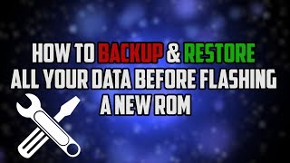 How to BACKUP amp RESTORE your curent ROMSOFTWARE  Nandroid Backup  Galaxy S8S8 [upl. by Thorncombe]