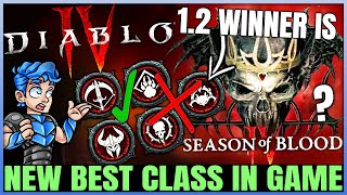 Diablo 4  Best Class to Play in Season 2  Class Tier List Post Patch 12 amp Vampiric Power Winners [upl. by Aynatan]