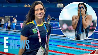 Brazil Swimmer Ana Carolina Vieira BANISHED After Leaving Olympic Village  2024 Olympics  E News [upl. by Shore]