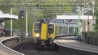 Double LNWR Class 350 passes Berkhamsted 7524 [upl. by Aynotak]