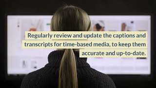 How to implement WCAG21 guideline 12 Timebased Media [upl. by Cherilyn284]