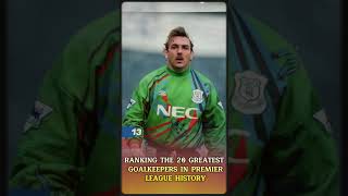 Ranking the 20 Greatest Goalkeepers in Premier League History shorts goalkeeper premierleague [upl. by Boor]