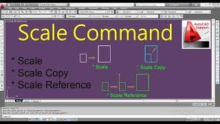 SCALE Command in AUTOCAD II HindiUrdu Tutorial [upl. by Corilla812]