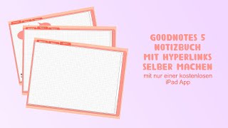 Wie ihr Notizbücher mit Hyperlinks auf dem iPad erstellen könnt  Keynote Tutorial [upl. by Ahsilif]