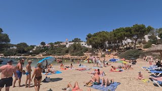 Cala En Blanes Beach Menorca Spain 4k Walking Tour and Cala En Blanes Hotel close to Binimar Hotel [upl. by Notniuq]