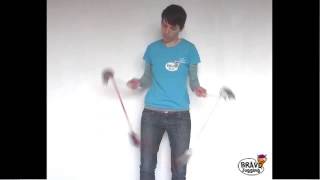 Bravo Juggling presents 30 tricks with 2 BravoSticks devilstick  ördögbot [upl. by Ecurb704]