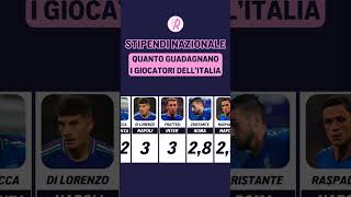 STIPENDI NAZIONALE 💰  Quanto GUADAGNANO i GIOCATORI dellITALIA 🇮🇹  EURO 2024 🌍 [upl. by Htebilil244]