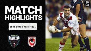 Penrith Panthers vs St George Illawarra  2004 Qualifying Final  Classic Match Highlights  NRL [upl. by Fabron]