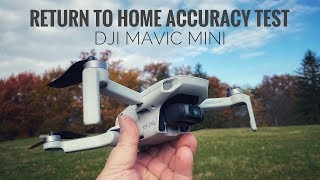 DJI Mavic Mini Return To Home Accuracy Test [upl. by Xymenes]