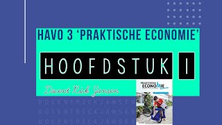 Praktische Economie Hoofdstuk 1 HAVO 3  Uitlegvideo en samenvatting [upl. by Welcome]