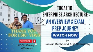 Pass TOGAF 10 in 4 weeks  Overview and Exam Prep Journey [upl. by Andee]