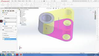 CAO 01  Cours 03  EX24  Solidworks Volumique Nervure [upl. by Aihcrop]