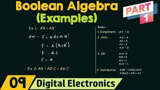 Boolean Algebra Examples Part 1 [upl. by Noivert]