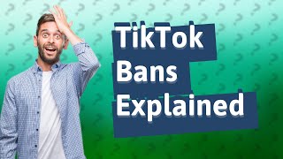 What causes a ban on TikTok [upl. by Hellene]