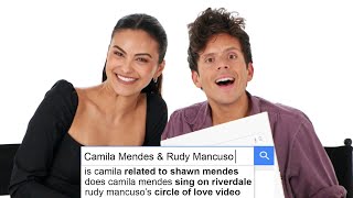 Camila Mendes and Rudy Mancuso Answer the Webs Most Searched Questions  WIRED [upl. by Alled]