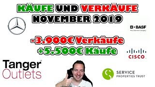 💸 Meine Käufe und Verkäufe  November 2019 ❗️❕❓❔ [upl. by Ateuqahs993]