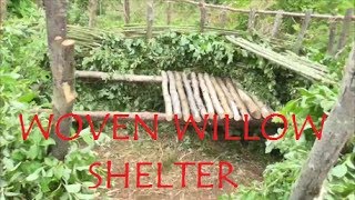 Woven Willow Shelter Build at Carlisle195 village [upl. by Lienaj]