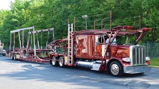 SOLD 2017 Peterbilt 389BIG BUNK Cottrell CX11 Car Hauler  8744N [upl. by Eoz]