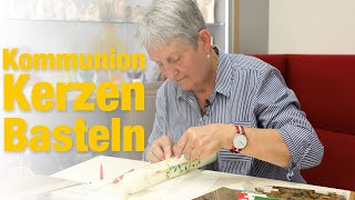 Kommunionkerzen handgemacht [upl. by Burn]