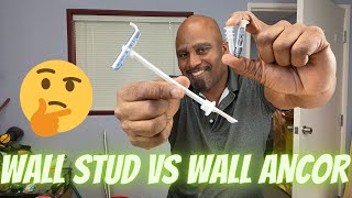 SHOULD YOU USE A WALL ANCHOR OR WALL STUD [upl. by Davita788]