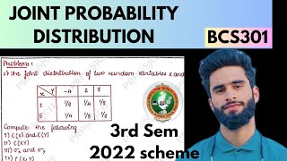 BCS301 Module 2 Joint Probability Distribution And Markov Chain VTU [upl. by Eigriv]