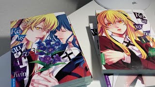 Manga unboxing ASMR 4  Kakegurui Twin [upl. by Heida]