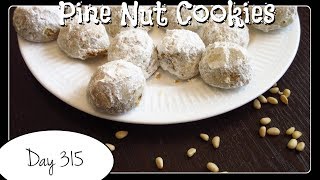 Pine Nut Cookies Pignolis Recipe by Laura Vitale Food Challenge DAY 315 [upl. by Sicular399]