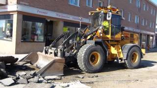 Ljungby L13 with machine control system and Attachment bracket with angular movement [upl. by Eliezer]