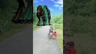 Real Jurassic world trex vs triceratops part 904 shorts dinosaur trex jurassicworld fight [upl. by Arvy]