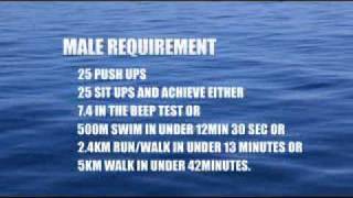 The Navy Fitness and Swim Test [upl. by Ylrebnik]