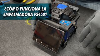 ¿Cómo funciona la empalmadora FS450  FibraMarket [upl. by Aihsrop577]