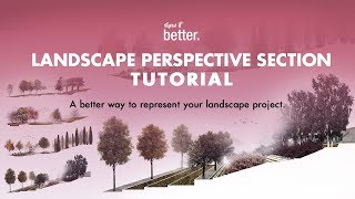 Landscape Perspective Section Tutorial [upl. by Dougy]